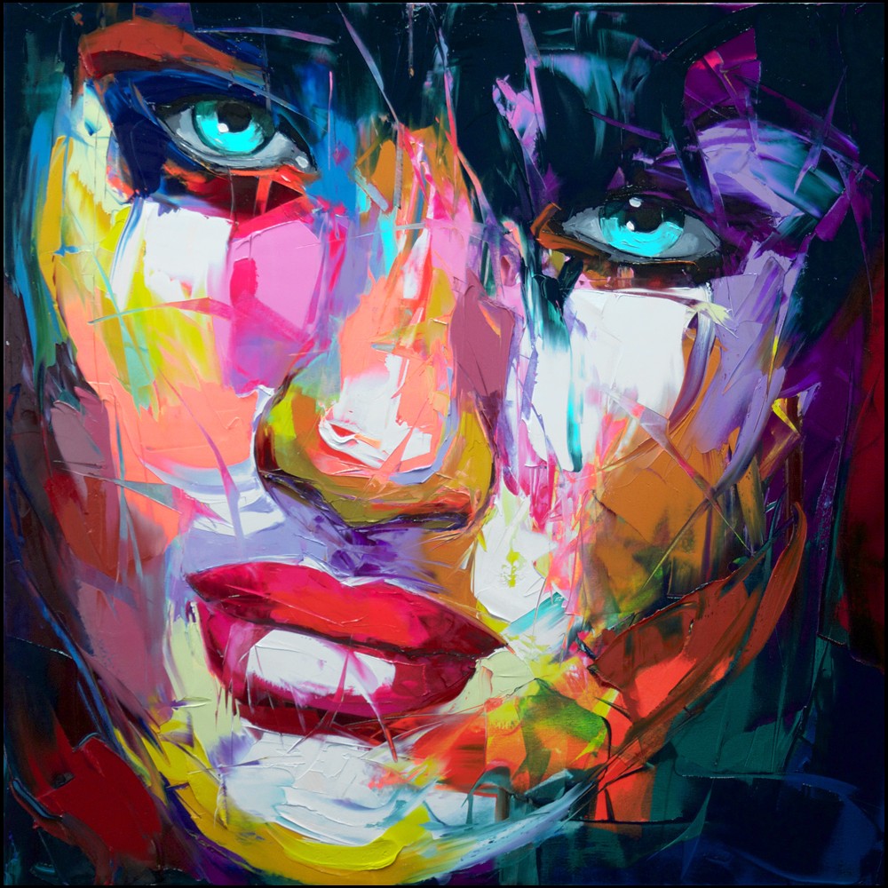 Francoise Nielly Portrait Palette Painting Expression Face132